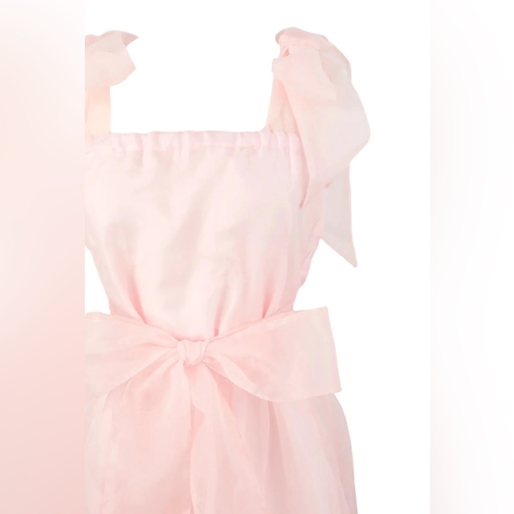 Sue Sartor Annabelle Sundress In Blush Pink Silk … - image 5